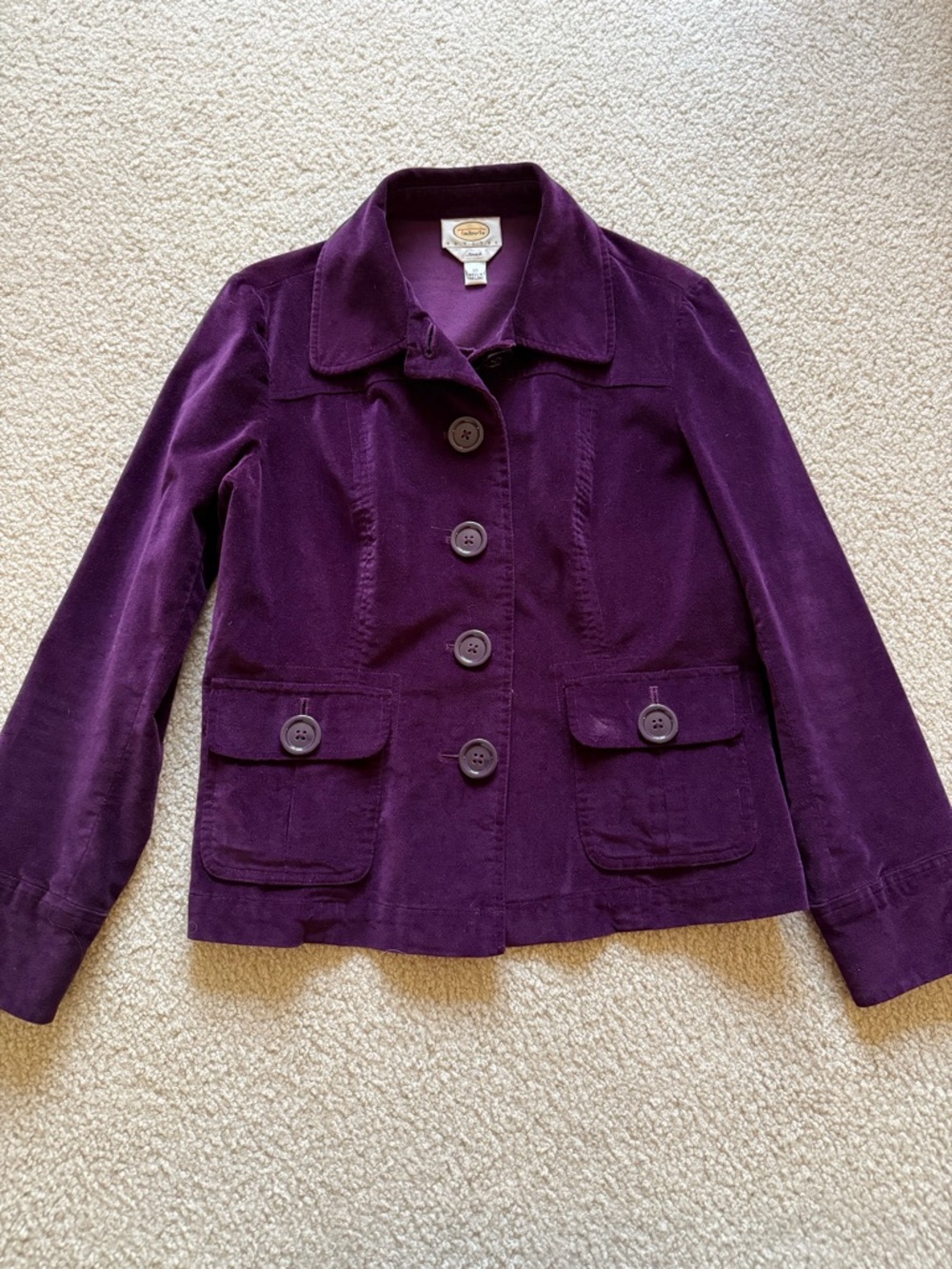 Vintage Talbots velvet jacket